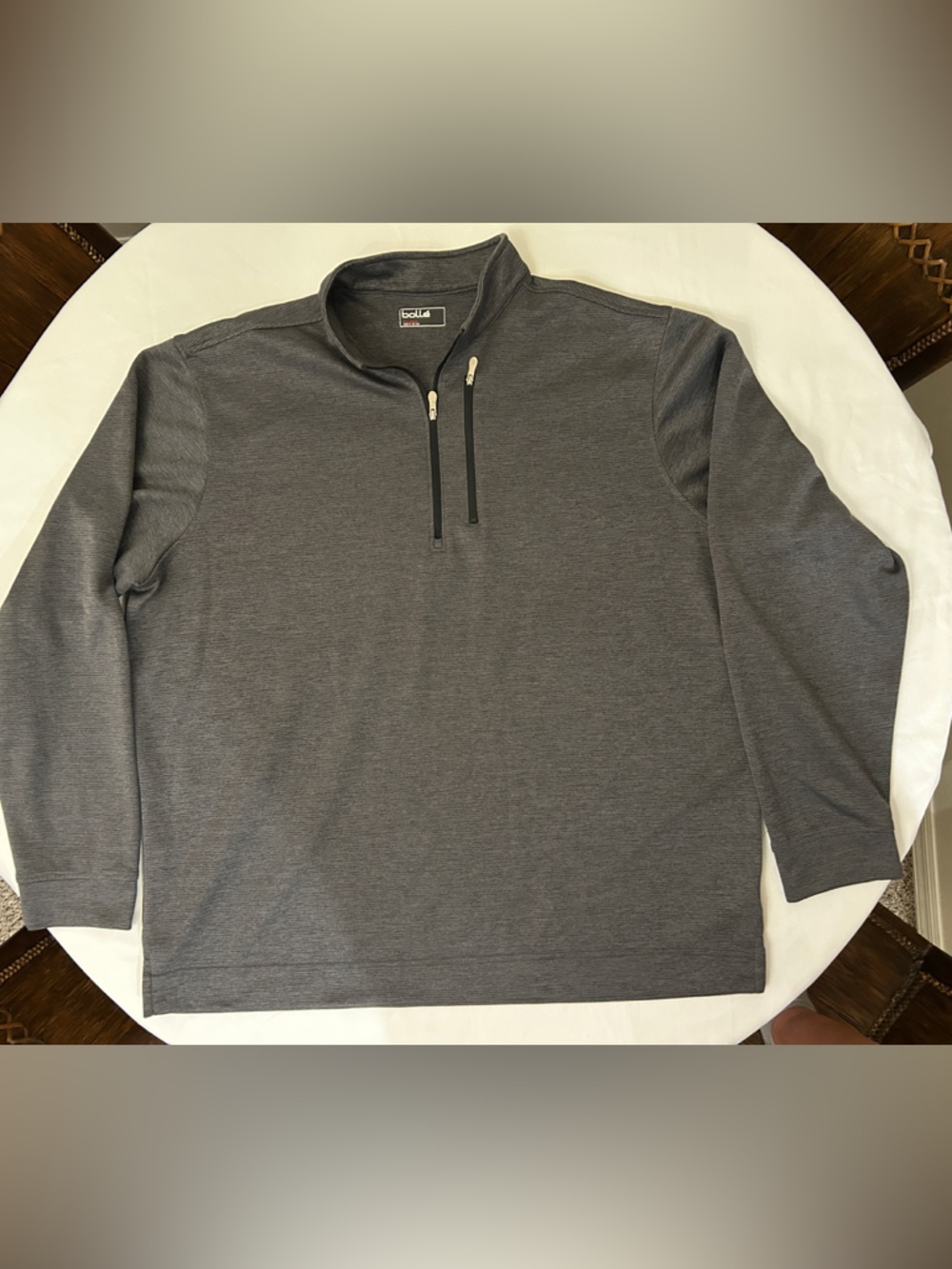 Bolle Charcoal Gray Quarter-Zip Pullover XXLarge